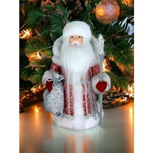 Дед Мороз красный под елку 22 см/кукла новогодняя/ украшение декор для дома