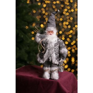 Дед Мороз (скандинавский, серый, 30 см), арт. MG100362