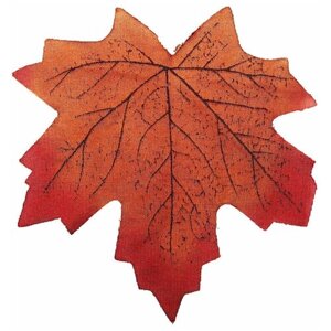 Декор «Кленовый лист», набор 50 шт, коричнево-красный цвет