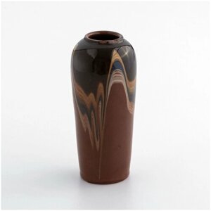Декоративная миниатюрная ваза, керамика, цветная глазурь, СССР, 1970-1990 гг.