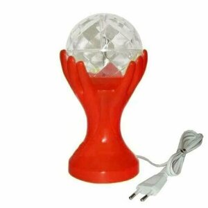 Диско-шар "Шар в руках" LED, красный