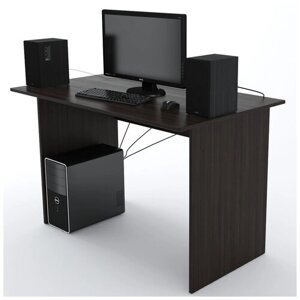 Дизайн Фабрика компьютерный стол Ascetic, ШхГхВ: 120х74х73.2 см, цвет: венге