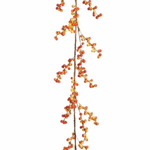Edelman Декоративная гирлянда Berries Westerio 180 см оранжевая 1139617