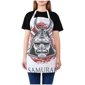 Фартук женский для готовки JoyArty "Победа самурая", универсальный размер