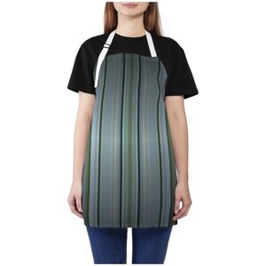 Фартук женский для готовки JoyArty "Симметрия тонких линий", универсальный размер