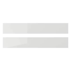 Фронтальная панель ящика, глянцевый светло-серый 60x10 см IKEA RINGHULT рингульт 503.547.63