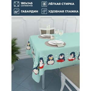 Homepick / Скатерть 145х180 см. Праздничная. Новый год. Скатерть с принтом. Фотоскатерть.