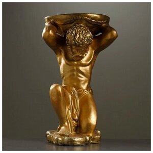 Хорошие сувениры Фигура с кашпо "Титан" бронза, 40х73х42см