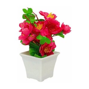 Искусственные цветы, букет декоративный Сакура, 19 см, цикламен