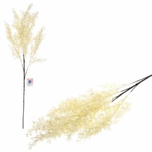 Искусственные цветы «Волшебная трава» 80см цвет белый