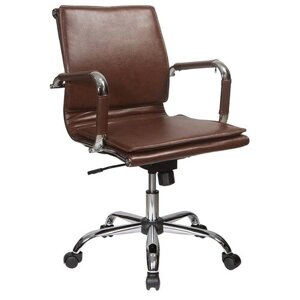 Компьютерное кресло Бюрократ CH-993-Low для руководителя, обивка: искусственная кожа, цвет: brown