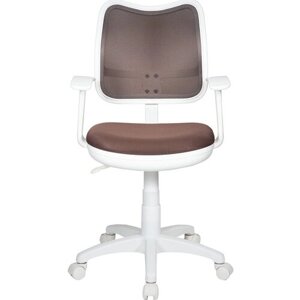 Компьютерное кресло Бюрократ CH-W797 офисное, обивка: сетка/текстиль, цвет: TW-14C коричневый