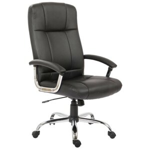 Компьютерное кресло EasyChair 524 TPU для руководителя, обивка: искусственная кожа, цвет: черный