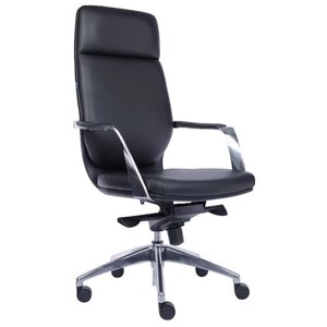 Компьютерное кресло Everprof Paris для руководителя, обивка: искусственная кожа, цвет: черный