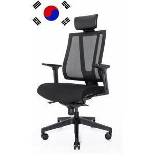 Компьютерное кресло FALTO G1 универсальное, обивка: сетка/текстиль, цвет: чёрный