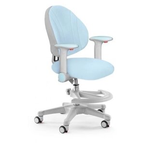 Компьютерное кресло MEALUX Mio Y-407 new детское, обивка: текстиль, цвет: голубой однотонный