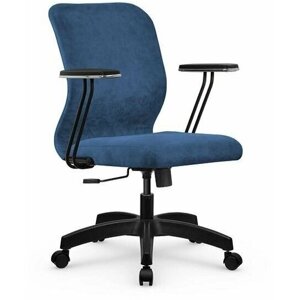 Компьютерное офисное кресло mетта SU-Мr-4/ подл. 110/осн. 001, Светло-синее
