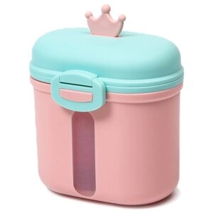 Контейнер для хранения детского питания Mum&Baby "Корона", 360 гр., цвет розовый