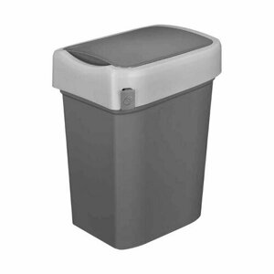 Контейнер для мусора , 10 л SMART BIN , серый, 1747282