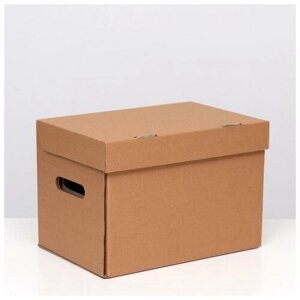 Коробка для хранения "А4", бурая, 32,5 x 23,5 x 23,5 см