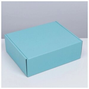 Коробка подарочная складная, упаковка, «Тиффани», 27 х 21 х 9 см