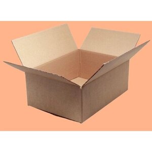 Коробки для хранения. Коробка картонная 150*150*100, 10 штук в упаковке. Гофрокороб для упаковки, хранения и переезда