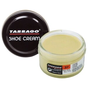 Крем банка для обуви, на основе натурального пчелиного воска, питает, эффективно обновляет цвет и придает стойкий блеск обуви, SHOE Cream, стекло, 50мл, TCT31-37 CREAM (Кремовый)