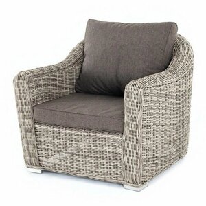 Кресло из искусственного ротанга, цвет серый 4SIS Фабриция YH-C1216W-1 gray