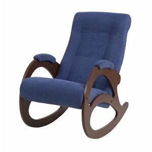 Кресло-качалка Орион 4 (Орех/Verona Denim Blue)