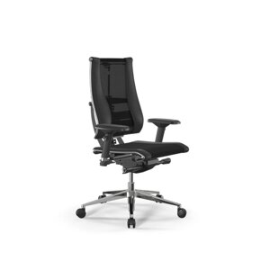 Кресло Metta Y 4DF - YM93 + Infinity, кресло офисное, кресло компьютерное, кресло самурай, кресло метта (Черный)