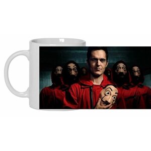 Кружка Бумажный дом, La casa de papel №1, Обычная