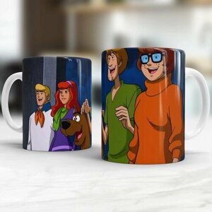 Кружка для чая и кофе с принтом Скуби Ду мультсериал Scooby Doo