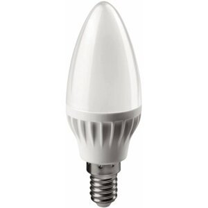 Лампа светодиодная LED 6вт E14 теплый матовая свеча онлайт | код. 19206 | NAVIGATOR (90шт. в упак.)