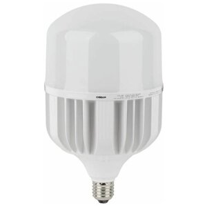Лампа светодиодная высокомощная LED HW 80Вт T матовая 6500К холод. бел. E27 8000лм 140-265В с адаптером E40 угол пучка 200град. PF>09 (замена 800Вт