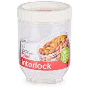 LocknLock Банка для сыпучих продуктов Interlock, 700 мл, 9.5x17.5 см, 9.5x9.5x17.5 см