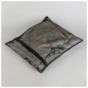 Мешок для стирки белья Доляна, 4050 см, мелкая сетка, цвет чёрный