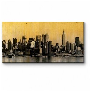 Модульная картина Ретро Нью-Йорк 170x85