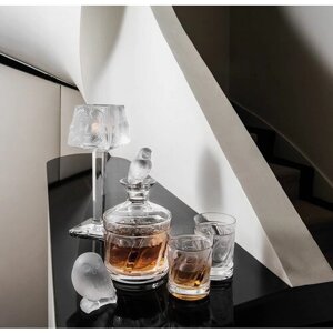 Набор из 2-х стаканов для саке "Совы" Lalique