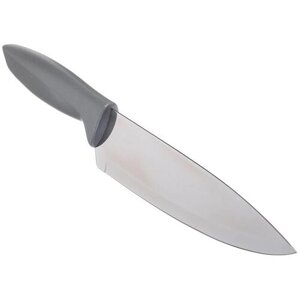 Набор ножей Шеф-нож TRAMONTINA Plenus RU, лезвие: 18 см, серый