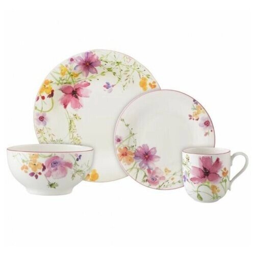 Набор посуды из 8-ми предметов Mariefleur Basic starter set Villeroy & Boch, Фарфор