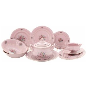 Набор столовой посуды на 6 персон Leander Соната "Розовые мечты" 25 предметов