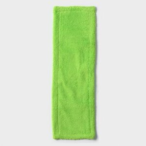 Насадка для плоской швабры Доляна, 4212 см, микрофибра, цвет зелёный