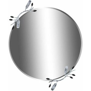 Настенное зеркало Oliva Branch декоративный элемент в серебре ручная работа