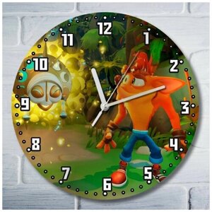 Настенные часы УФ игры Crash Bandicoot 4 Its About Time - 6332