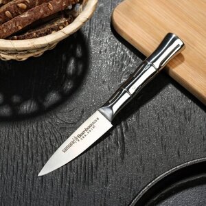 Нож кухонный "Samura BAMBOO" для овощей, лезвие 8 см, стальная рукоять 1572809