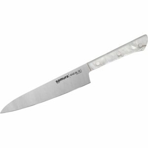 Нож кухонный универсальный Samura HARAKIRI SHR-0023AW/K, 150 мм, корроз. стойкая сталь, белый акрил