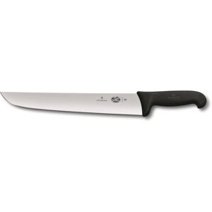 Нож мясника / нож для забоя VICTORINOX Fibrox с лезвием 36 см, чёрный 5.5203.36