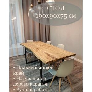 Обеденный стол / Стол в столовую/ Стол в стиле лофт 190х90 см