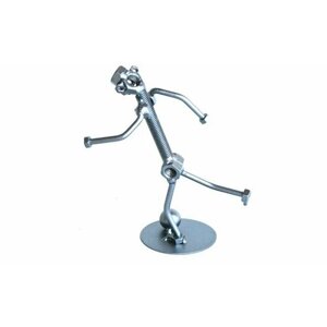 Оригинальная металлическая фигурка/статуэтка ручной работы Игрок в футбол