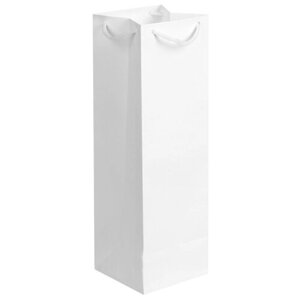 Пакет подарочный под бутылку Vindemia, белый арт. 75556.60, 1 шт.